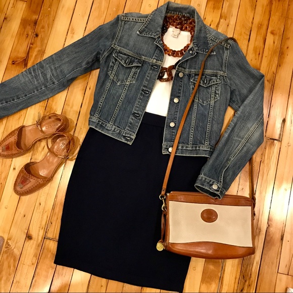 St. John Dresses & Skirts - St. John Basics Santana Pencil Skirt (Navy)